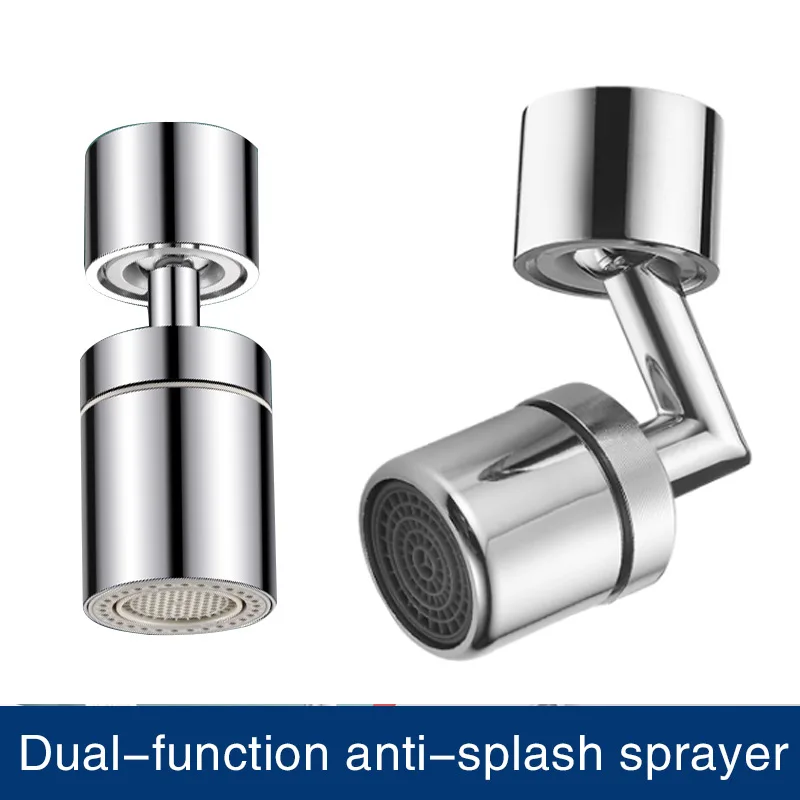 

1pcs Universal Kitchen Coper 360° Rotatable Splash Filter Faucet Sprayer Head Flexible Bathroom Tap Extender Adapter Foam Nozzl