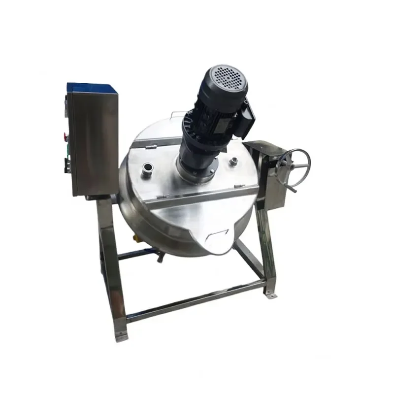 for Soup Boiling Cooking Making Machine Strawberry Jam Cooking Pot Vacuum Jacketed Cooker With Stirrer for Jam
