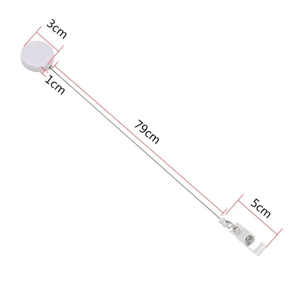 Porte-badge rétractable pour infirmière et médecin, clip porte-carte d'identité, porte-étiquette de nom, porte-badge JOID