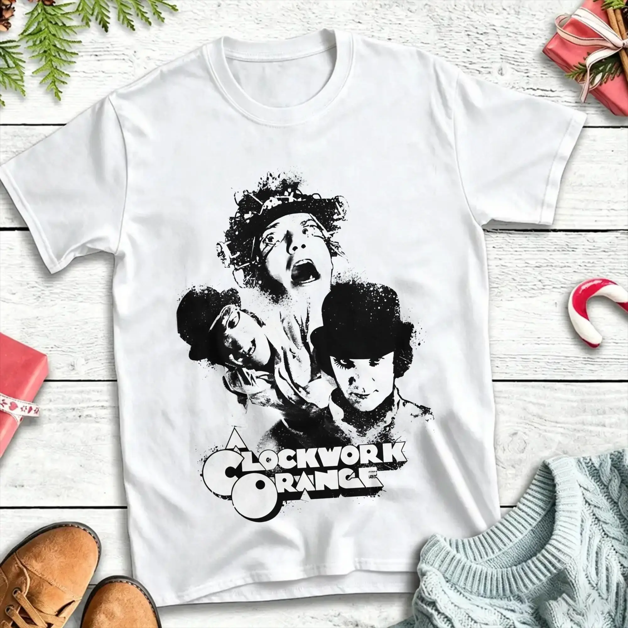 Clockwork Alex T-Shirt  Leisure T Shirts Short Sleeve Y2K Retro Tshirt Summer 100% Cotton Oversized Top Tees