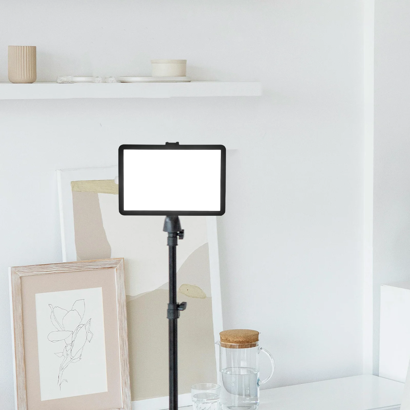 

1Set LED Video Light Portable Fill Light for Computer Laptop Tablet Gentle Lighting for Video Conference Makeup