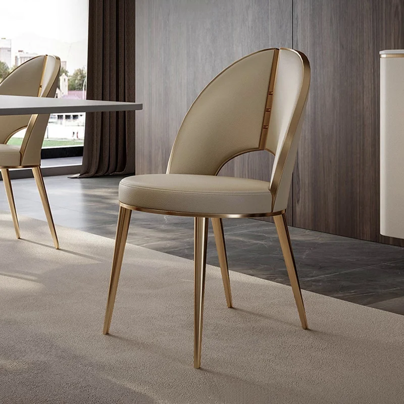 

Minimalist Comfortable Dining Chairs Accent Creative Unique Computer Dining Chairs Beach Nordic Wood Muebles Home Furniture