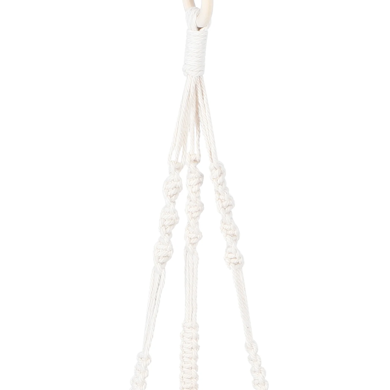 

1Pcs Flowerpot Rack Cotton Thread Knitting Tapestry Hanging Shelf Wall Pendant Decorative Plant Shelf Flowerpot Rack