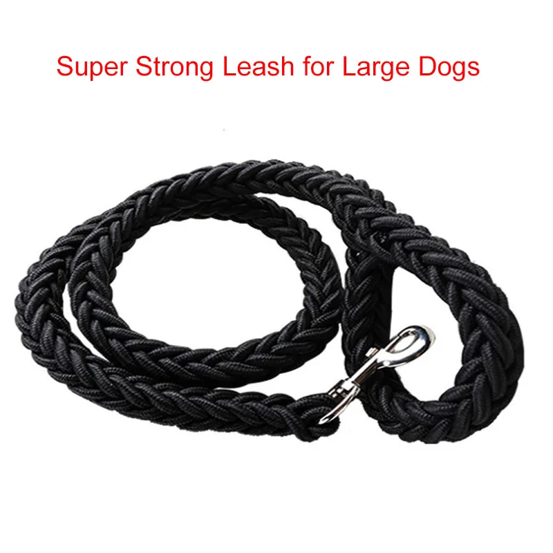 Super Strong Coarse Nylon Dog Leash Army Green Canvas Double Row Adjustable Dog Collar For Medium Large Dogs 130cm L/XL