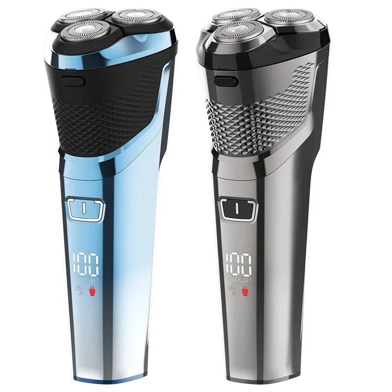 New Beard Clipper Men's Electric Shaver Smart LCD Display Water-Proof Trimmer with USB Charging Grooming kit