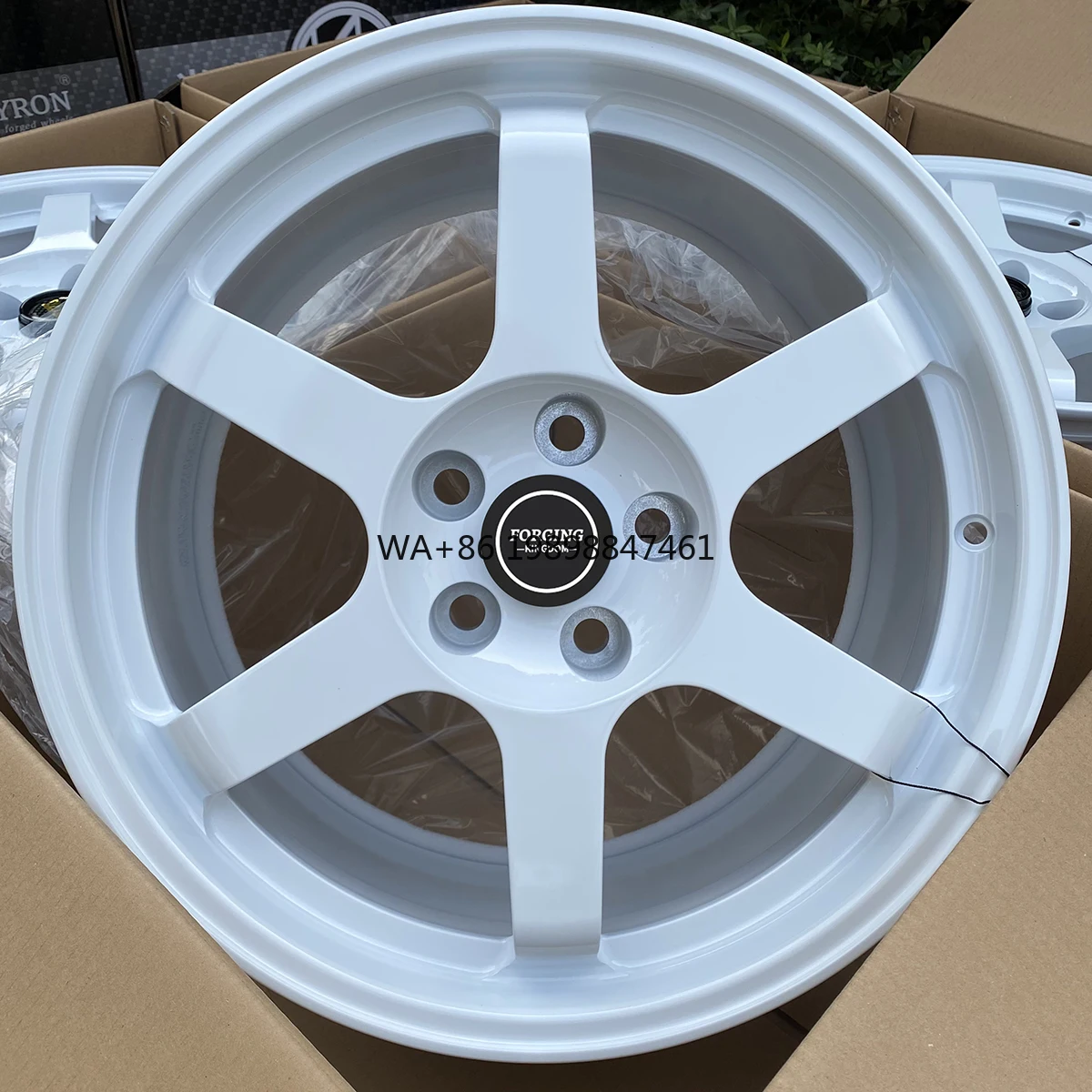 

Classic 6-Spoke Mini Alloy Wheels 16*7 Et35 Bronze 4x114.3 Car Steel Wheels for Toyota GR for Yaris Ge Gk Geely Panda Knight New