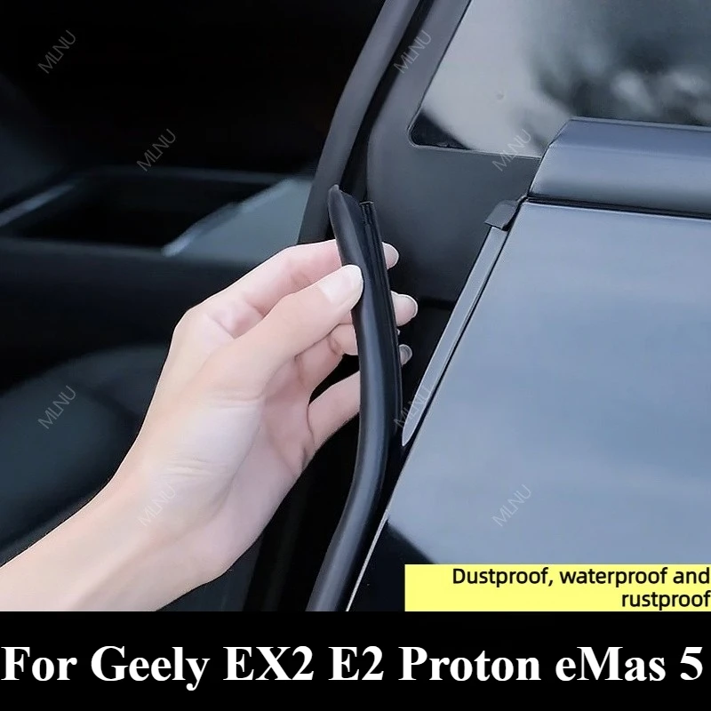 Seal Strips For Geely EX2 E2 Proton eMas 5 2026 2025 Accessories Noise-Shield Dust-Stop Water-Barrier Impact-Cushion Rubber