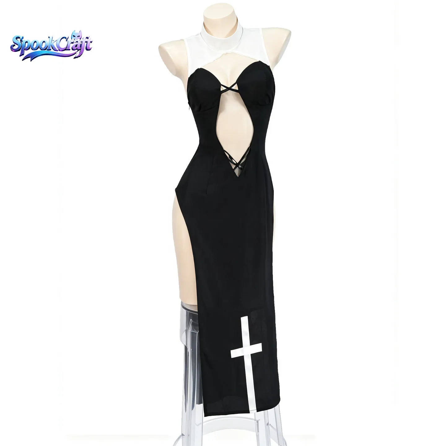 Original Nun Cosplay Costume Pure Desire Cute Uniform Women Halloween Fancy Dress Anime Role Play Outfit view 5