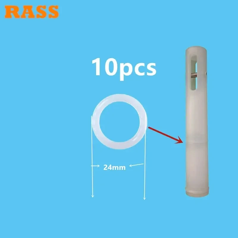 

15 шт. в комплекте силиконовые уплотнительные кольца белого цвета, запасные части для производителей мороженого VEVOR, компоненты трубок машин YKF