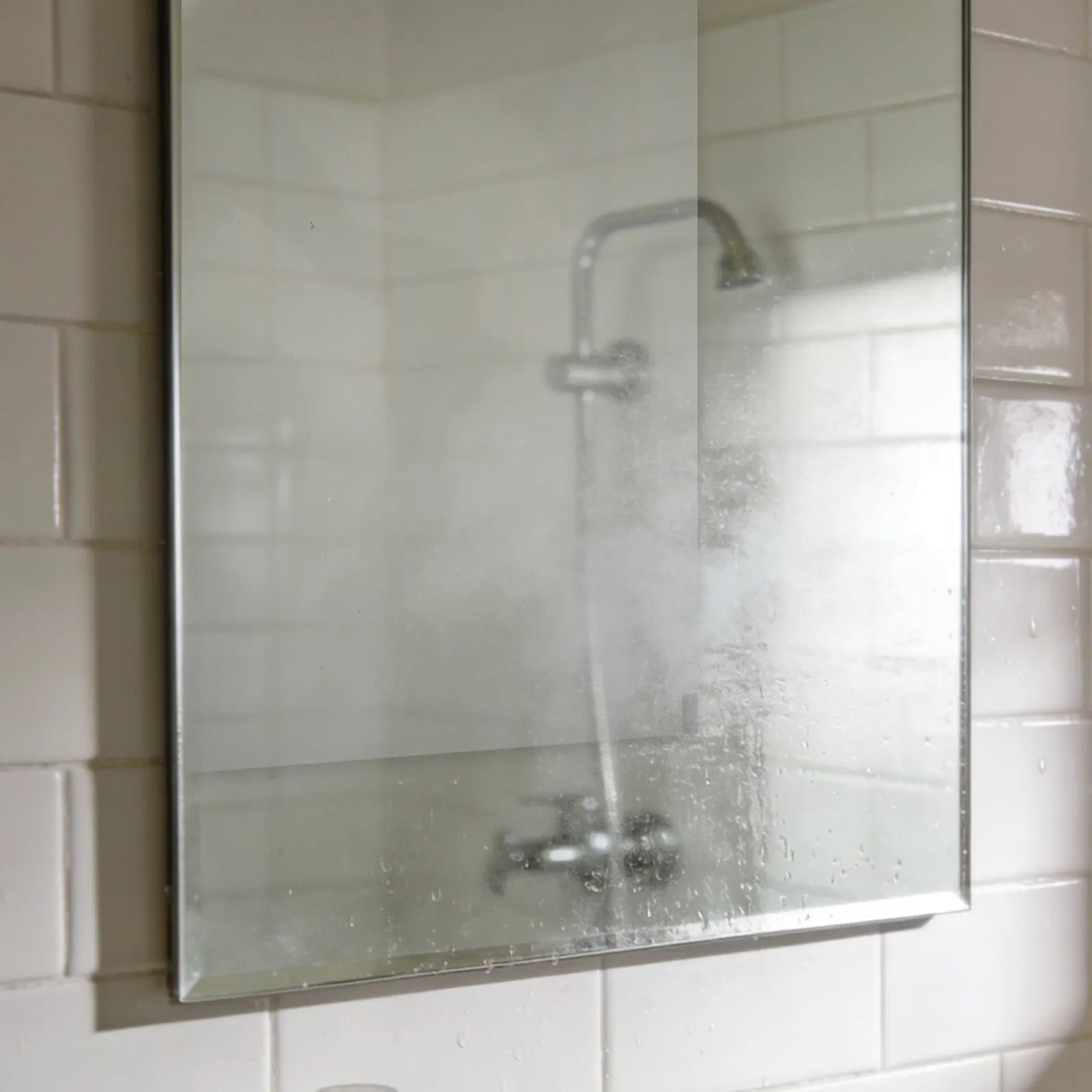 Anti Fog Bathroom Mirror Film Waterproof Shower Mirror Defogging Film Easy Application Adhesive Anti-Fog Sticker Vanity 12.6x9.5