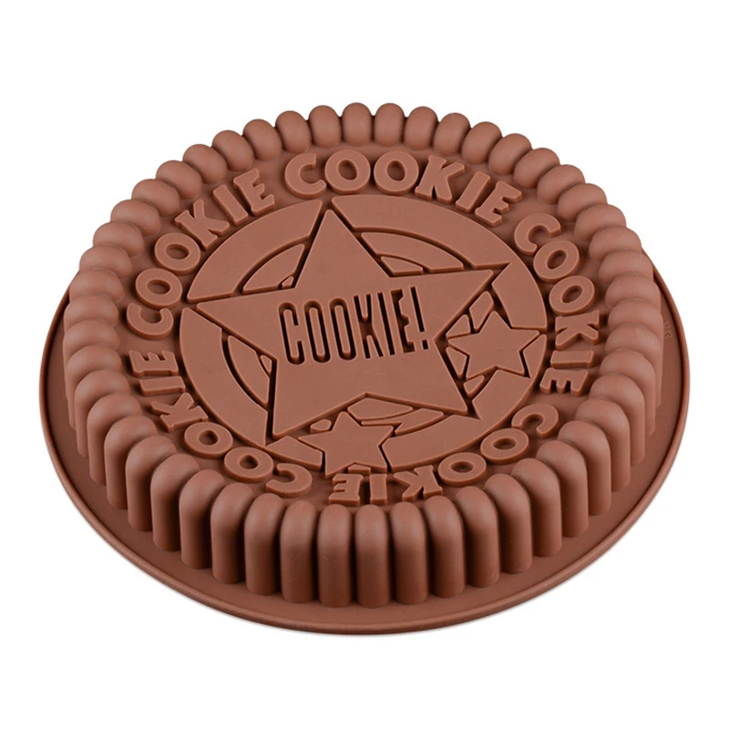 COOKIE Silicone Cake Mold for Pizza Chocolate Ice Cream Mousse Pastry Dessert Jelly Pudding Bread Bakeware Pan Decorating Tools
