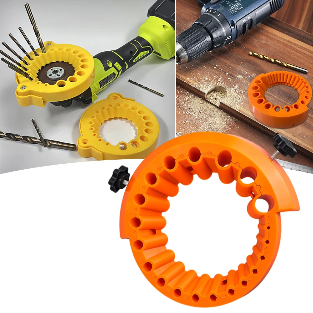 

New Upgraded Thickened 115mm Angle Grinder Drill Sharpener Multi Size Drill Bit Grinding Auxiliary Tool Perfect For Sharpening