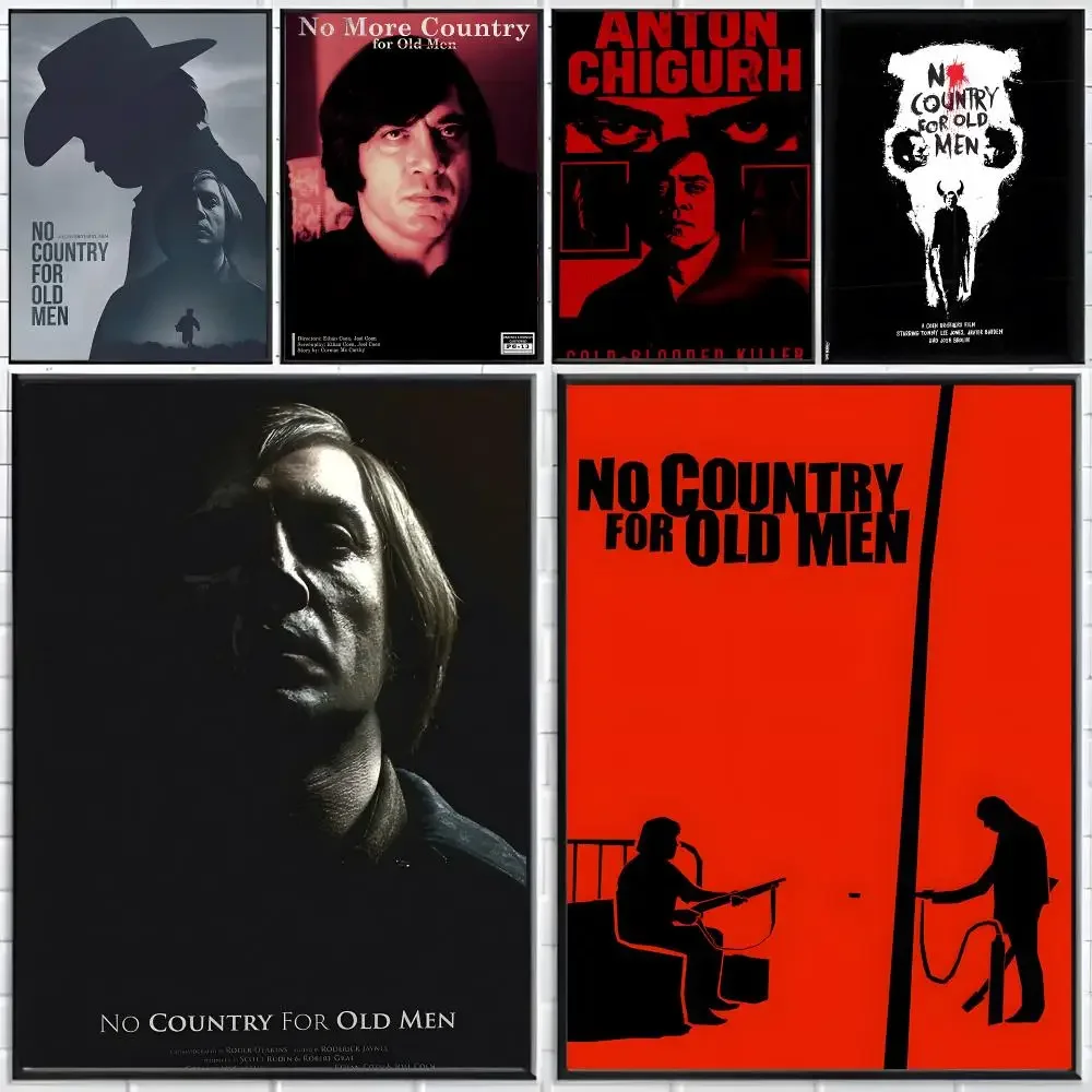 Movie Thriller N-No Country For Old Men Poster Distinct Home Decor Concepts Chic Indoor Art Pieces