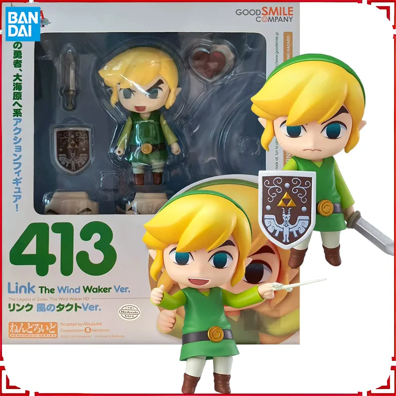 GSC NENDOROID The Legend of Zelda: The Wind Waker Ver. Figura de acción coleccionable de anime LINK, modelo articulado, juguete de regalo para fanáticos