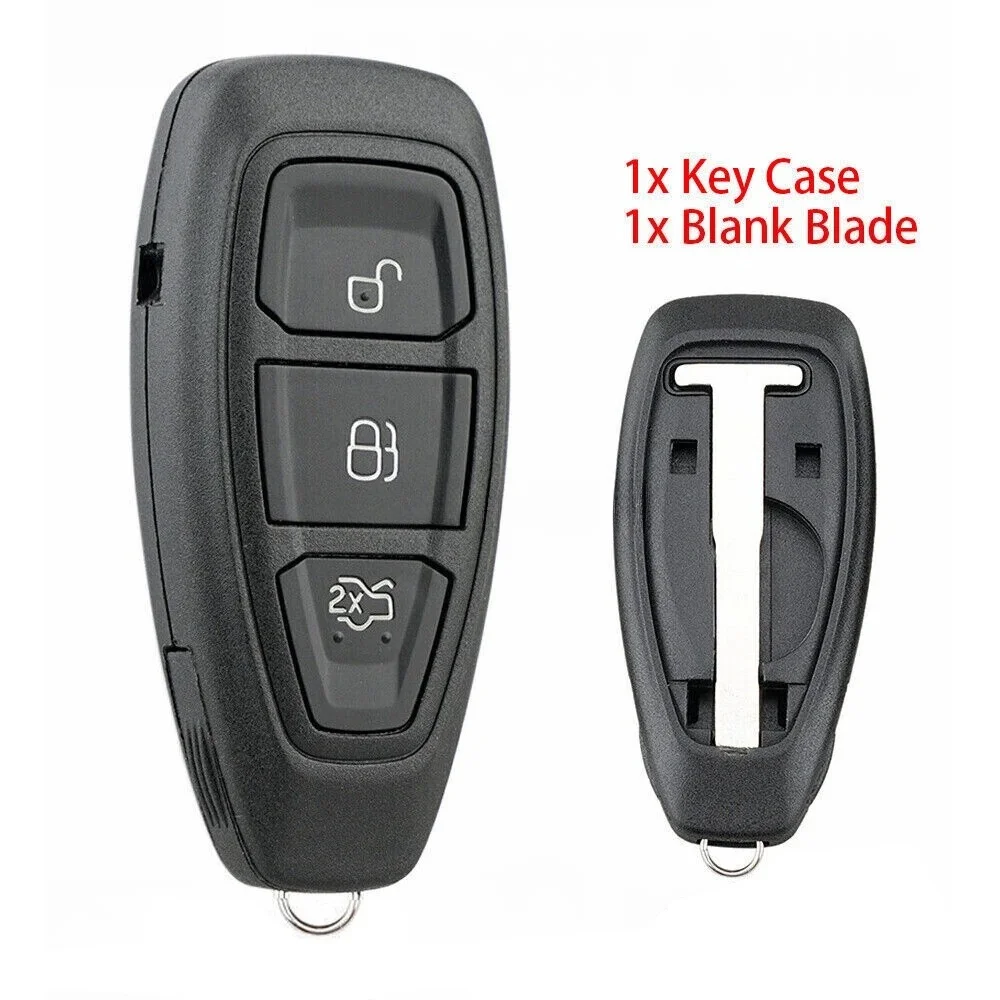 

Replacement Smart Key Case For Ford Fiesta Kuga Focus 3 Button Remote Fob Cover