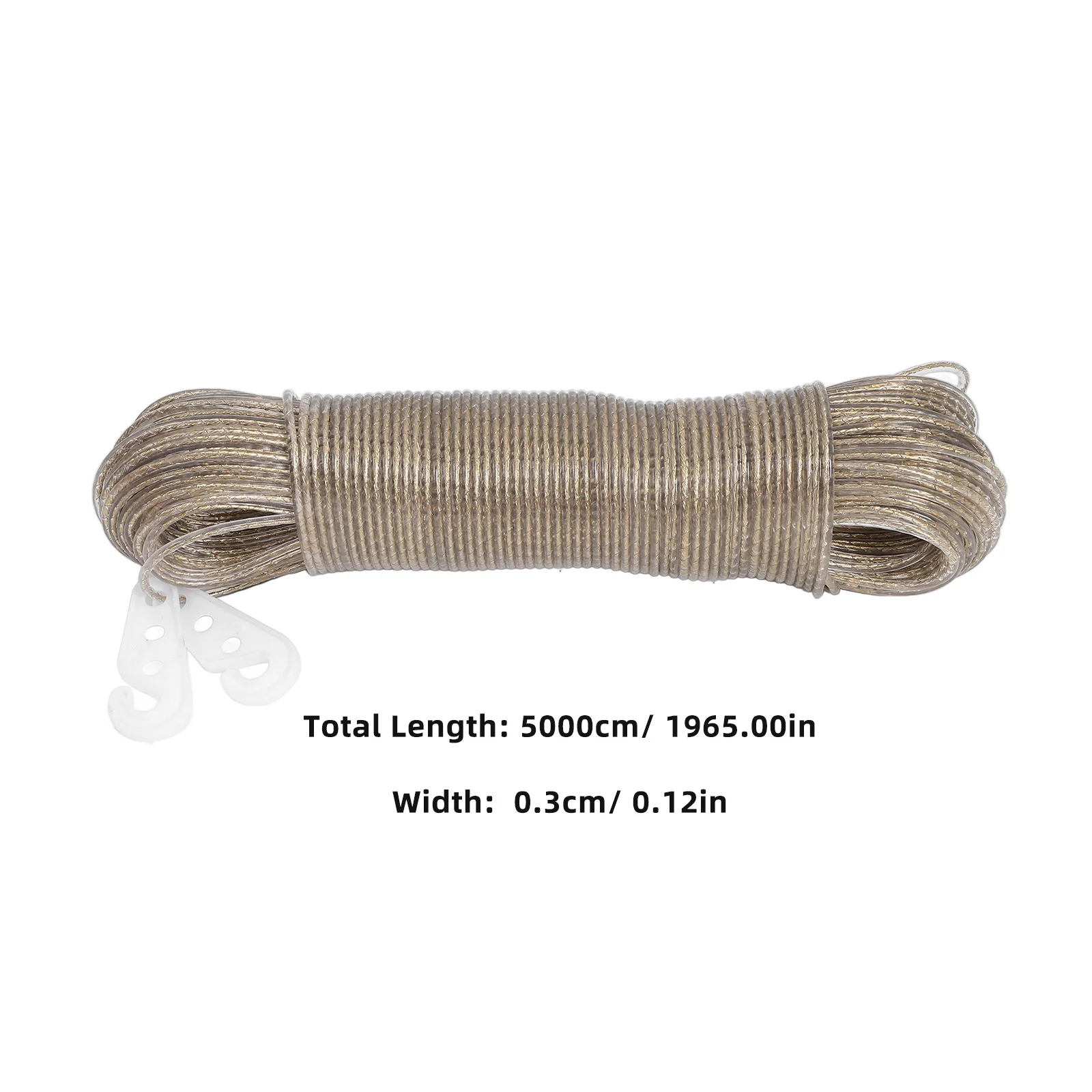 50 متر الثقيلة غسل خط الغسيل في الهواء الطلق يندبروف عدم الانزلاق تجفيف حبل للمنزل التخييم السفر نزهة الاستخدام المحمول