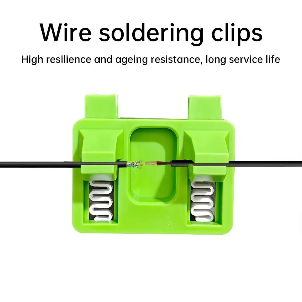 

ABS Welding Wire Fixture Portable Multi-function Soldering Wire Holder High Temperature Resistant Safety Thick Thin Wire Clamp