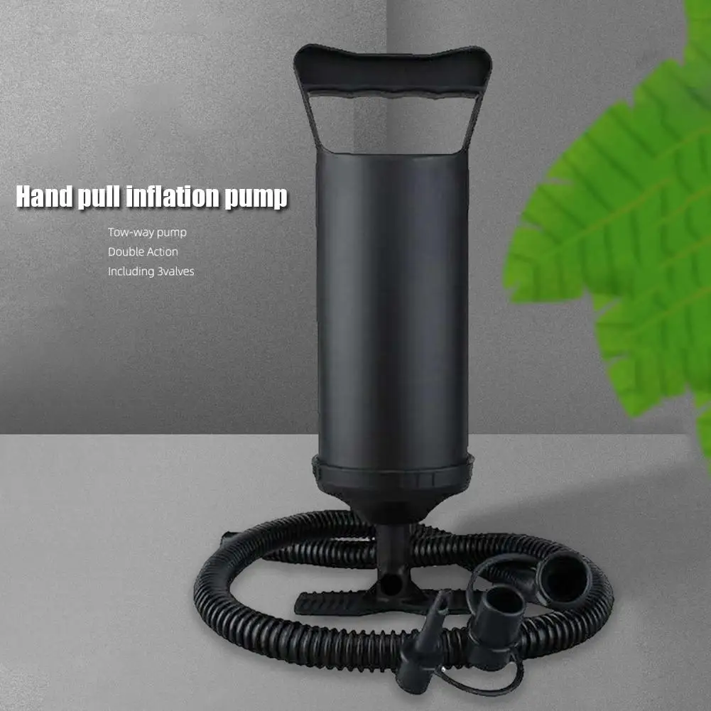 

Two Way Air Pump Fast Inflation Hand Pulled Inflatable Pump Two-Way Handheld Inflatable Air Pump for Swimming Pools Mattresses
