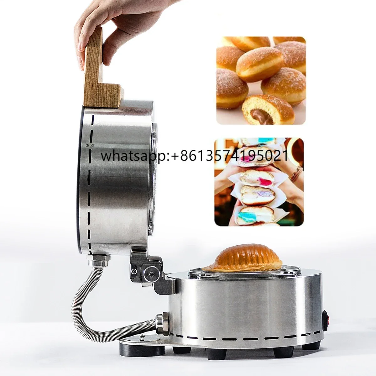 

T2024 Hot Sell Sandwich Panini Press Maker Machine Round NEW Product Miles Brand