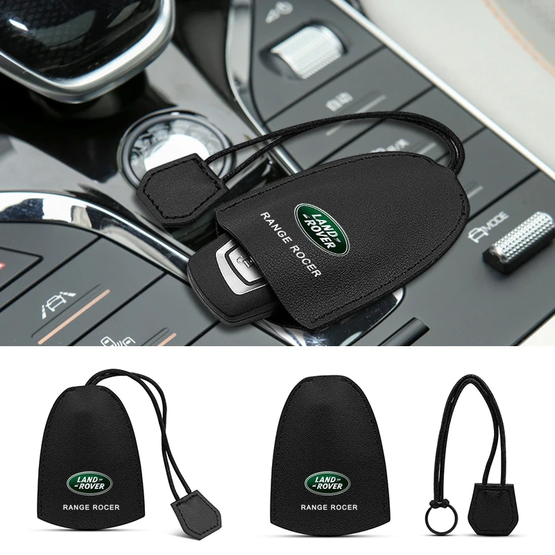 Кожаный брелок для ключей для мужчин и женщин, мини-сумка, органайзер для ключей для Land Rover Abarth JEEP Fiat Volvo Jaguar Honda Nismo TRD Acura