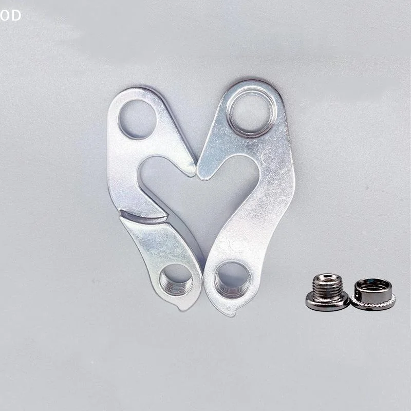 2Pcs Aluminum Alloy Bicycle Derailleur Hangers Rust Resistant Sturdy Build For Road Mountain Bike Repair Replacement