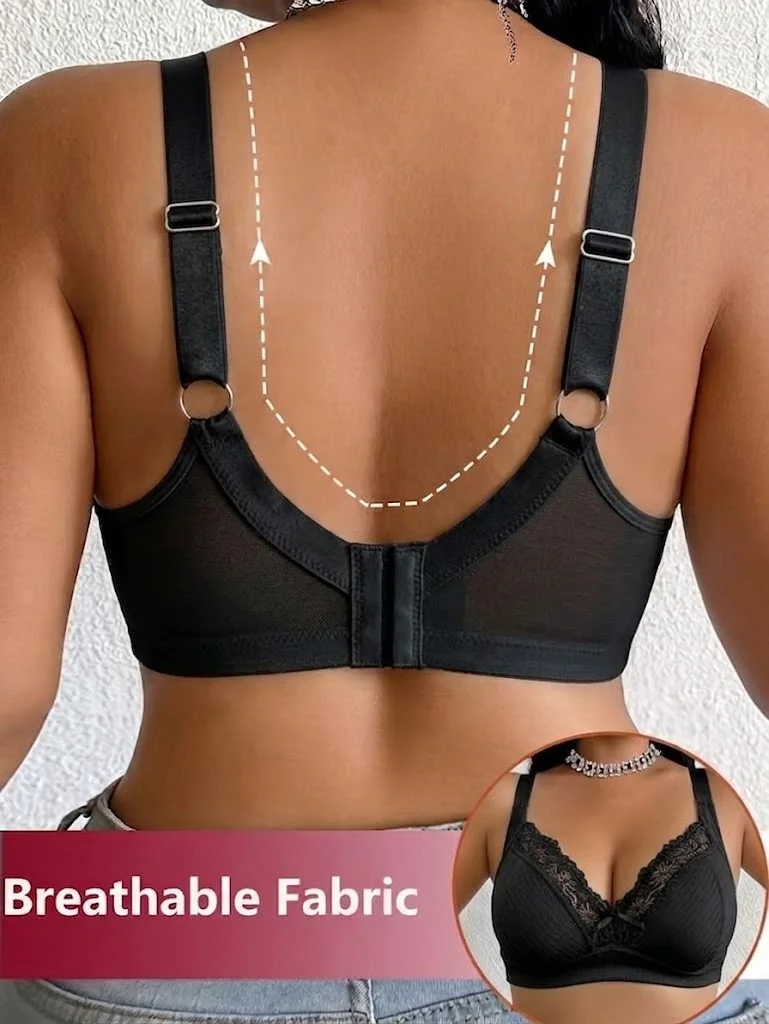 Sutiã Sem Fio Plus Size para M - Full Coverage Bra avaliação e preço