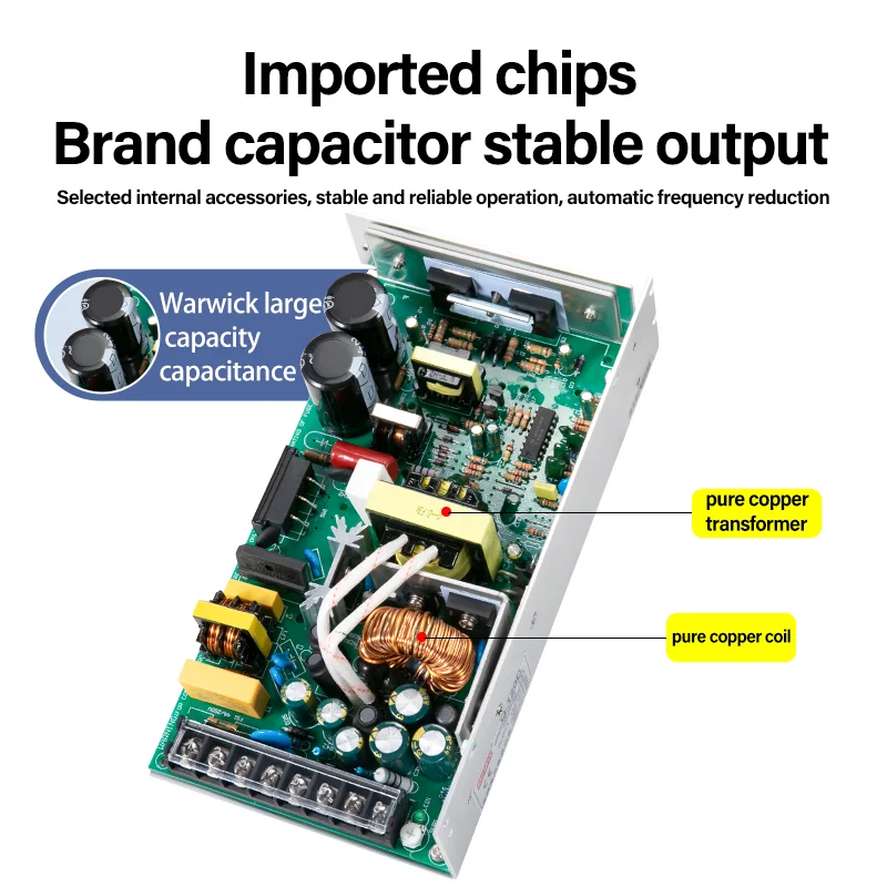 Quad Output Switching Power Supply 60W 120W 350W 500W AC/DC 5V 12V 24V -5V -12V Four Way SMPS Led Strip Driver Transformer