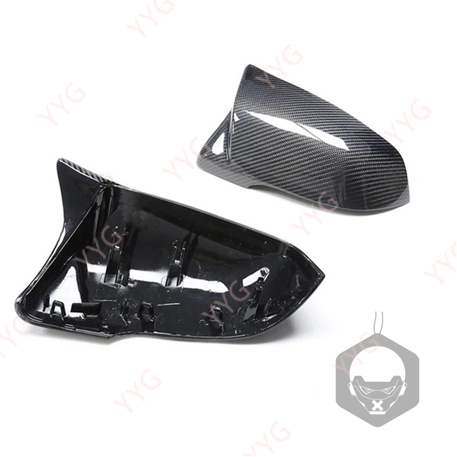 

For Toyota Supra A90 2018 2019 2020 2021 2022 2023 2024 Car Accessories Real Carbon Fiber Replacement Rearview Mirror Cover