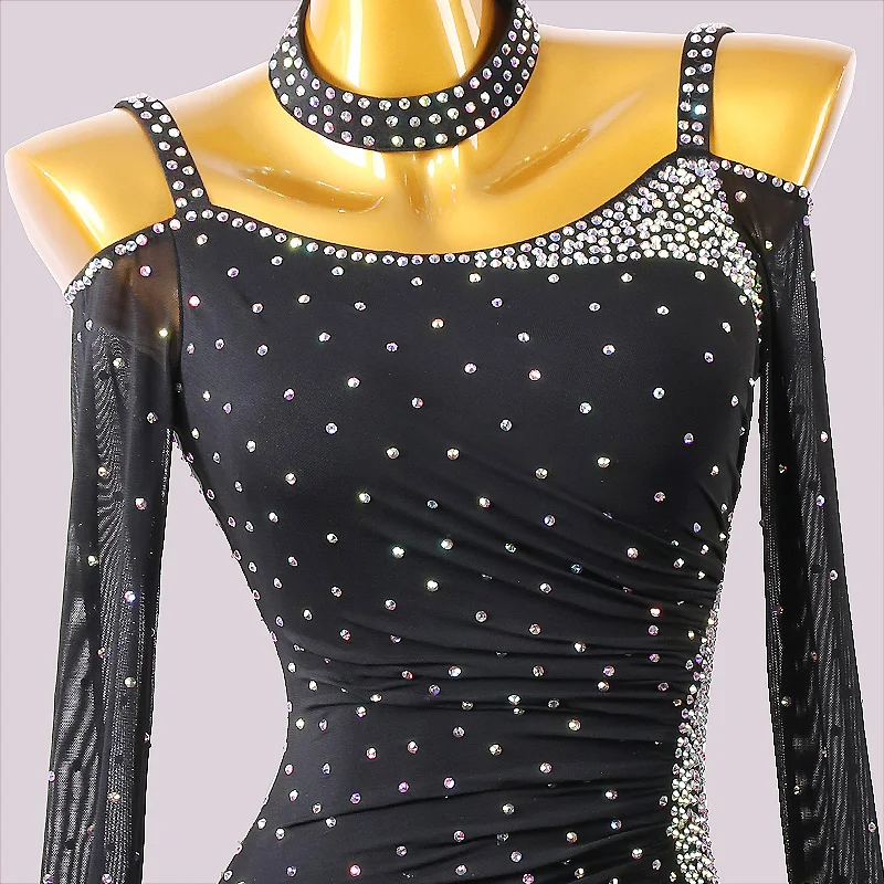 Waltz Dancing Dress Women Ballroom Competition Costumes Female Modern Dance Performance Waltz Tango Ballroom Dance Dress