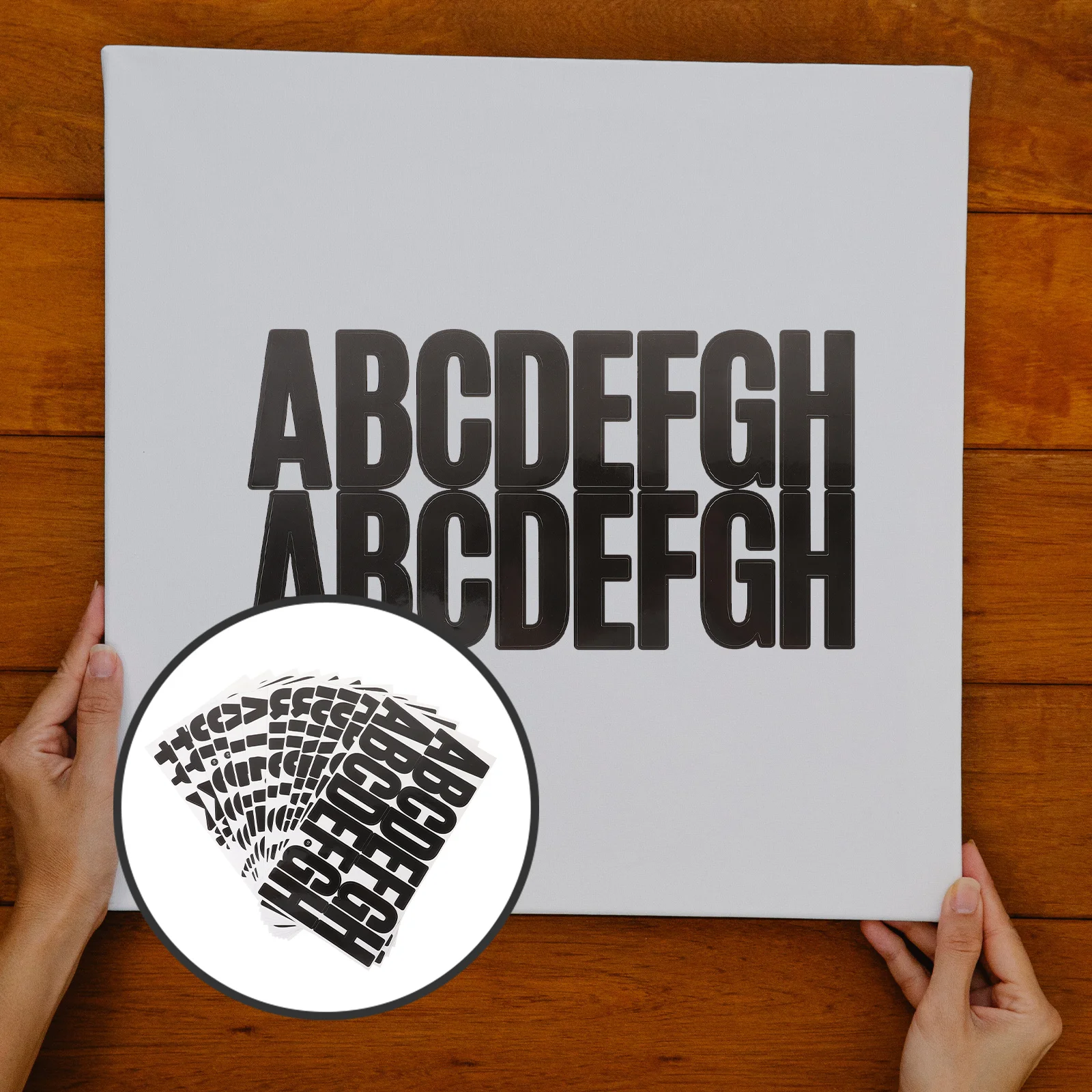 

2 set Alphabet Letter Stickers Adhesive Outdoor Bulletin Letters For Mailbox House Number Sign Decoration Diy Removable Sticker