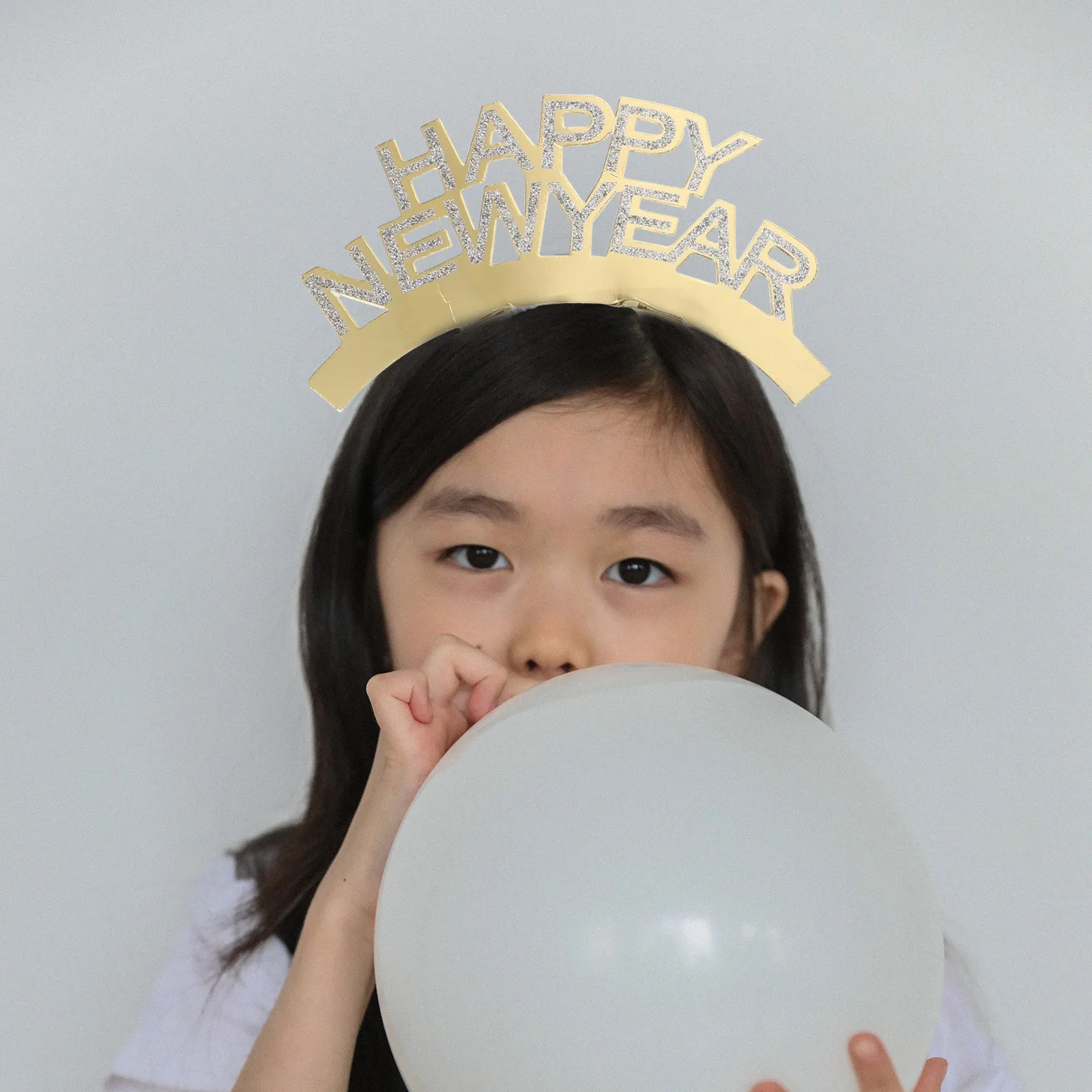 

15 Pcs New Year Headdresses Delicate Letter Decorative Party Hairb s nament Hoops Festive Accessories Shiny Designs Lightweight