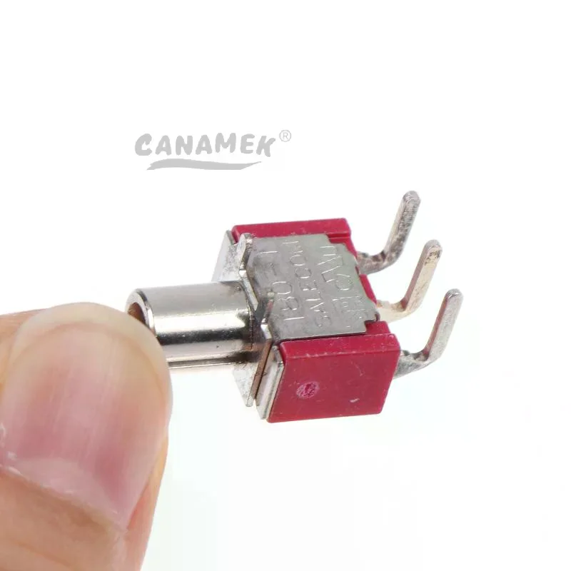 T8019 8021 8301L Vertical Right Angle PC Thru-hole Trminal 3A Toggle Switch Salecome T80-T