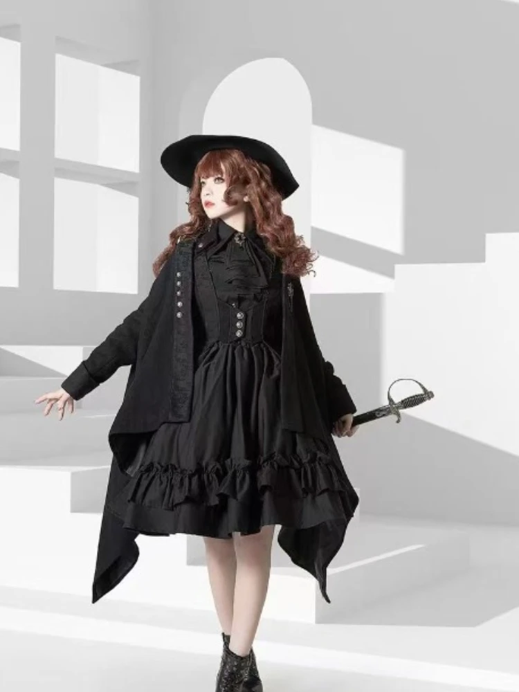 

Japanese Vintage Lolita Shirt Women Y2k Subcultural Streetwear Punk Blouses Autumn New Blouses Camisas De Mujer Рубашка