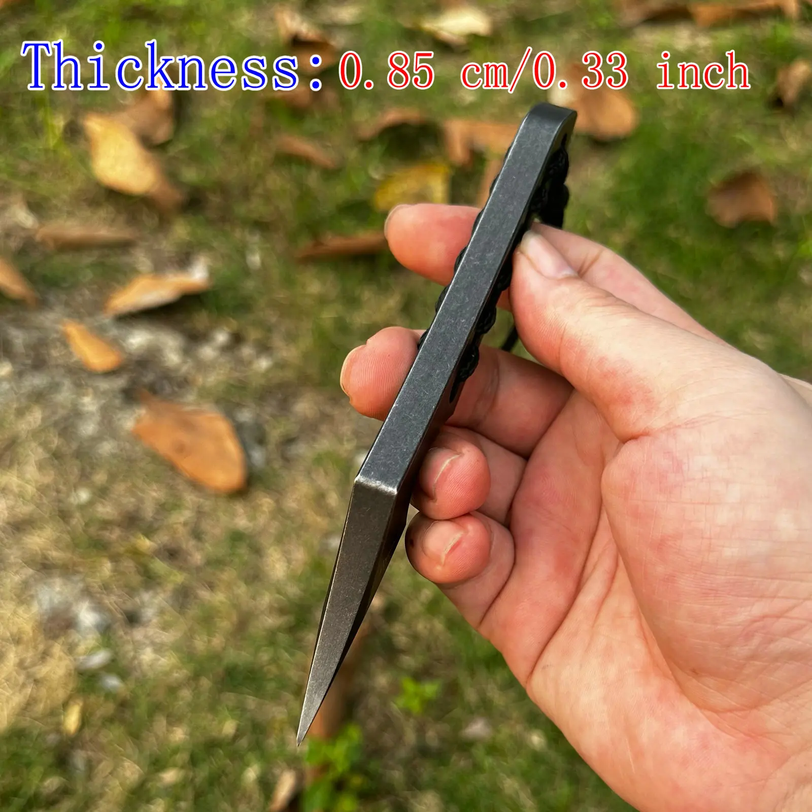 SDOKEDC Full Tang 9CR18MOV Steel Mini EDC Tool With Sheath Fixed Blade Outdoor Camping Utility Knife view 5
