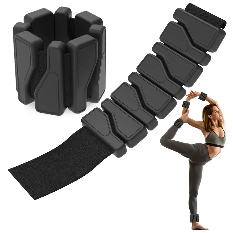 Unisex Verstellbare Silikon-Handgelenk- und Knöchelgewichte (0,45 kg) für Pilates, Fitness, Yoga, Cardio und Krafttraining – Gewichtsarmbänder