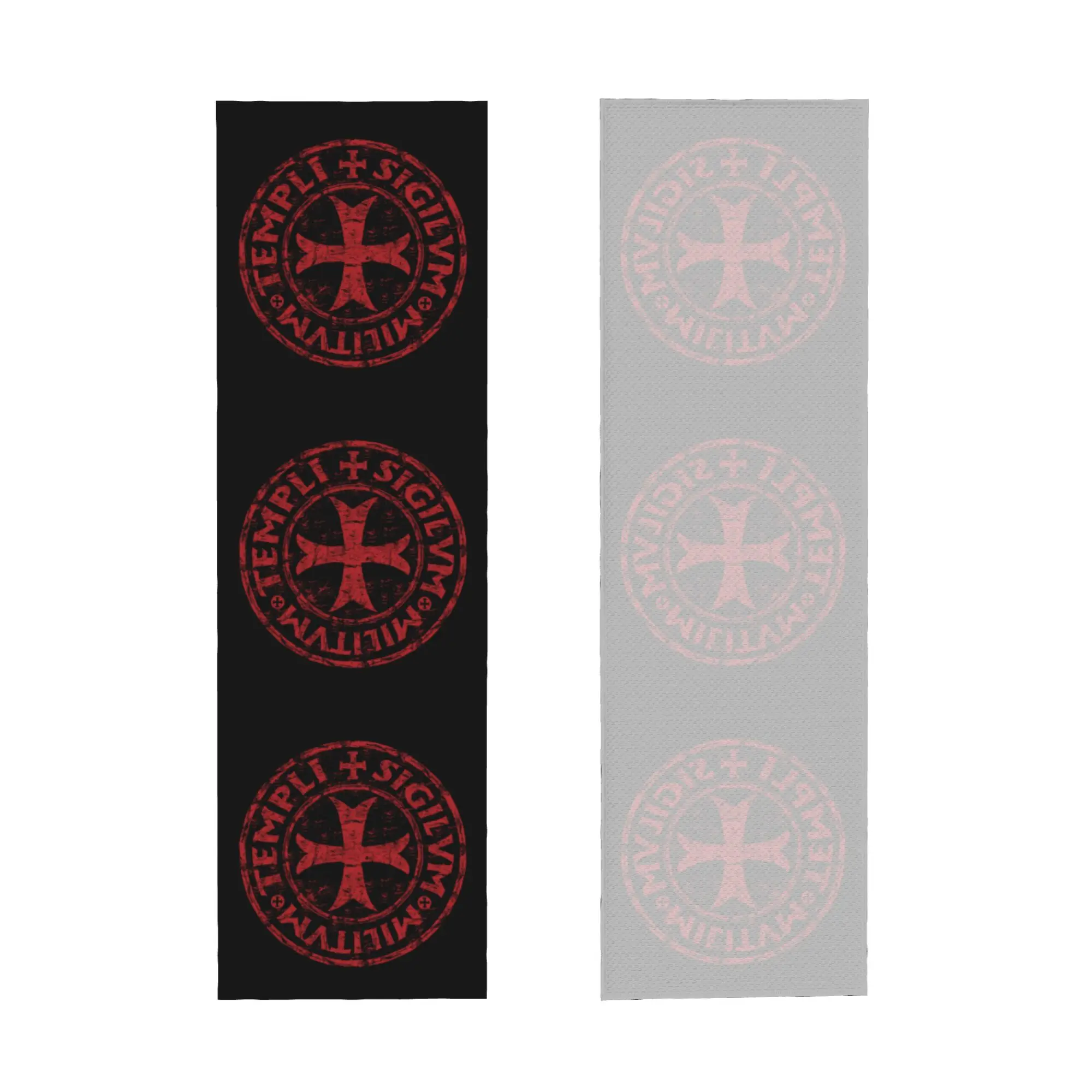 Templar Knight Seal Cross Medieval Warrior Deus Vult Cold Exercise Towel Quick Dry Face Towel  Yoga Towels