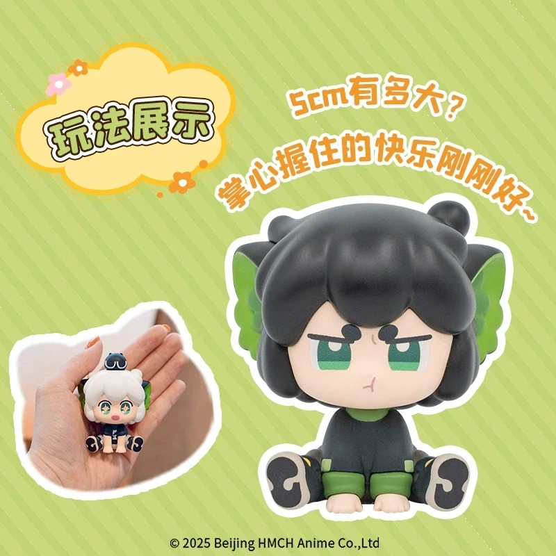 Pré-venda senluo wanxiang luo xiaohei zhanji 2 bonito grão periferia genuíno caixa cega saco cego ornamento q edição artesanal