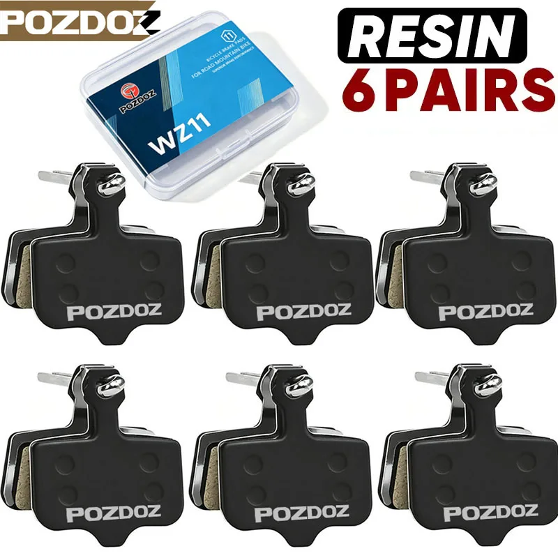 POZDOZ Bicycle Disc Brake Pads Semi-Metallic Hydraulic Brake Pad fit Level AVIDElixir MTB E-bike Replacement Brake Parts