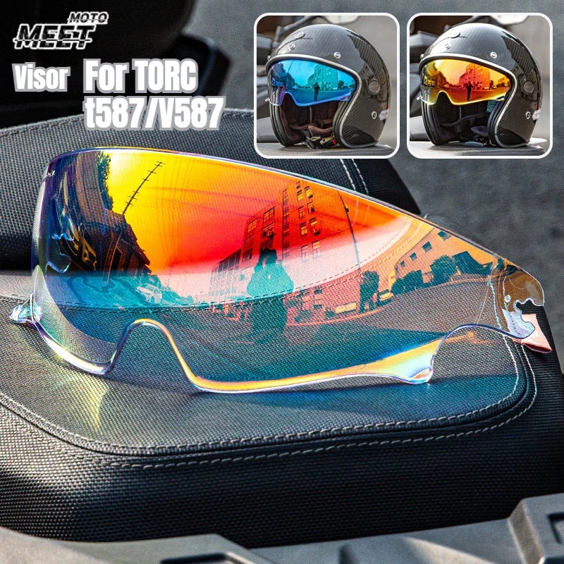 

For TORC T587/V587 Visor Full Face Helmet Shield Anti-Fog UV Visera Casco Moto Replacement Motorcycle Helmet Visor