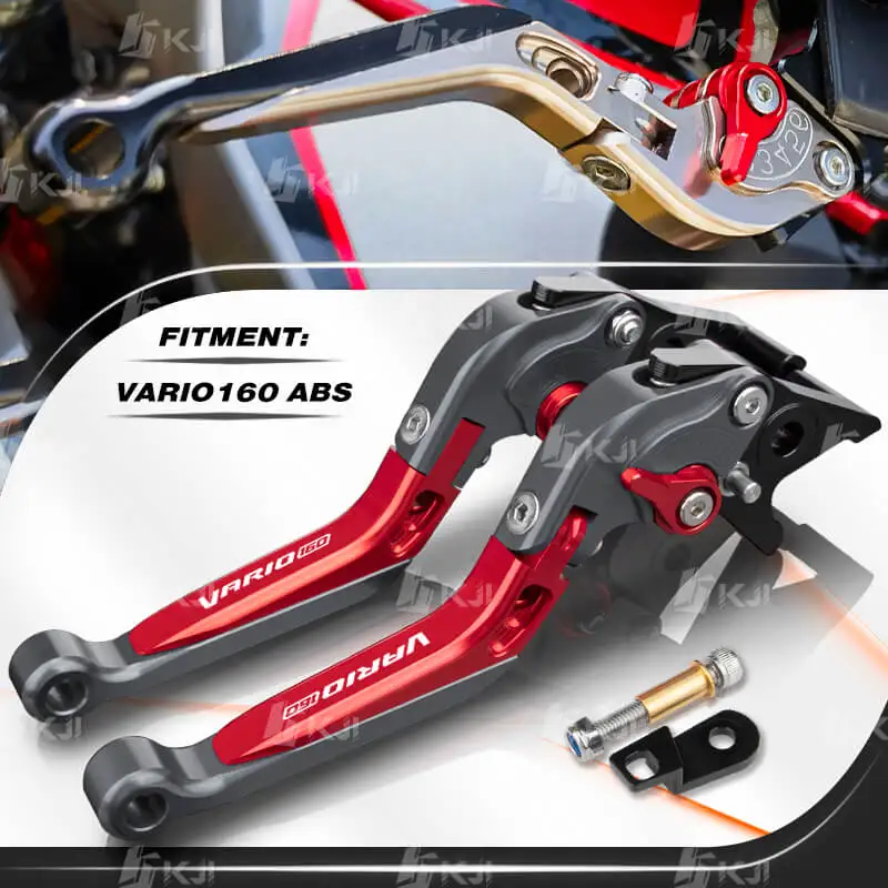 For Honda Vario 160 Vario160 ABS 2022-Present Parking Brake Lever Set Handle Levers with Parking Lock Stopper Accessories