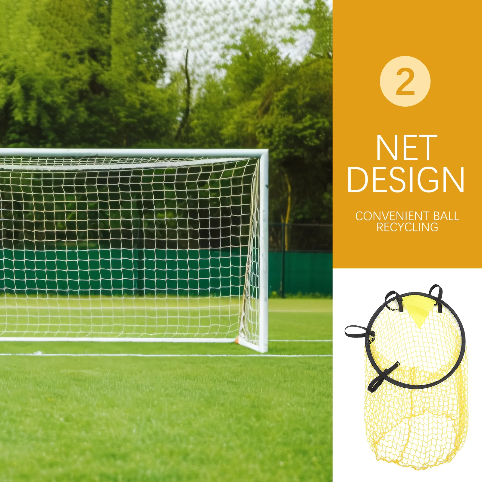 

Soccer Football Targeting Net Outdoor Indoor Training Equipment Backyard Home Lightweight Durable Practice Net For Football