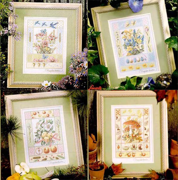 Chinese Cross-Stitch Kits, Embroidery Needlework Sets, La Four Seasons, Cross Stitch, 16CT, 14CT, 18CT, DIY