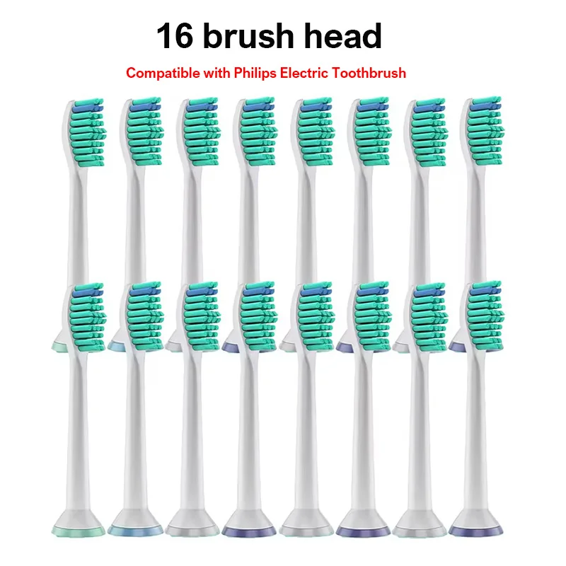 Ersatz-Zahnbürstenköpfe, kompatibel mit Philips elektrischen Bürstenköpfen 1100, 2100, 4100, 4300, 5100, 5300, 6100, 6500 usw., 4–12 Stück