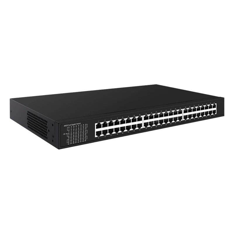 JT-COM 48 Port Switch Ethernet Industrial 1000M BT POE Switch 1000M SFP Uplink Network Switcher