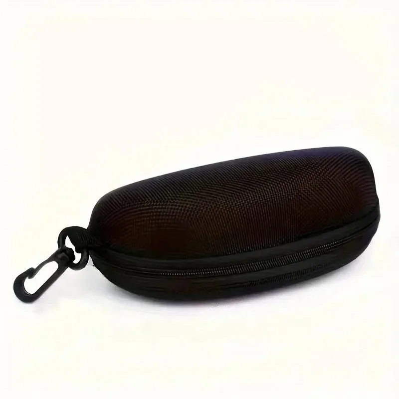 Portable Zipper Sunglasses Protector Box Eye Glasses Case Box Travel Pack Glasses Case Accessories with Hook