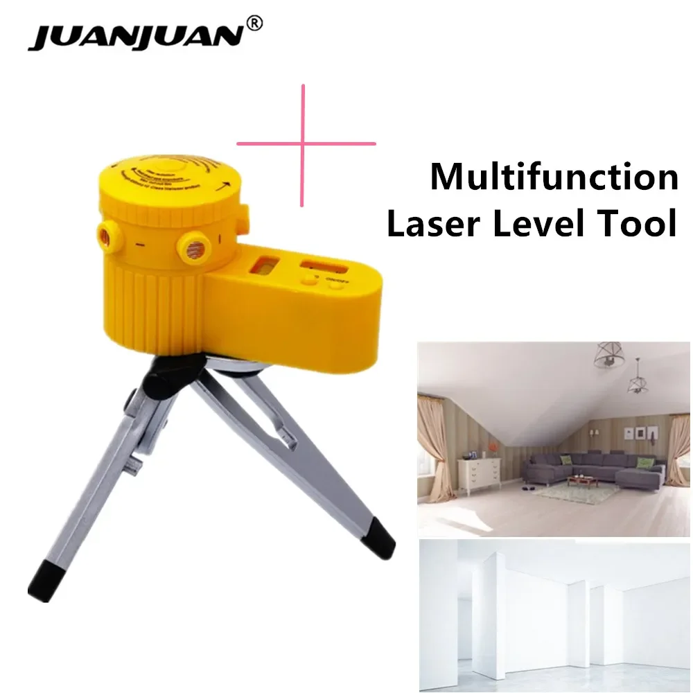 

LV06 Laser Level Multifunctional Cross Line Tool Device Vertical Horizontal Measuring Equipment With Tripod