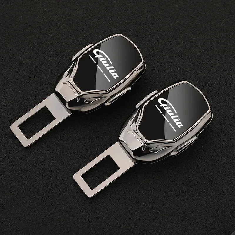 Car Seat Belt Extension Plug Buckle Seatbelt Clip Adjustable Extender For Alfa Romeo GIULIA Auto Accessories