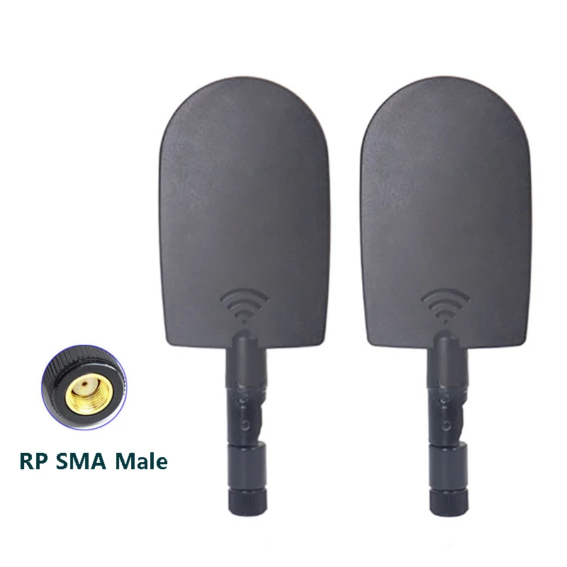 2Pcs 5G 4G Lte Full-Band Router Externe Antenne 600-6000Mhz Gsm/Gprs/2G/Nb Module High-Gain 12dbi Gevouwen Rubberen Staaf Antenne