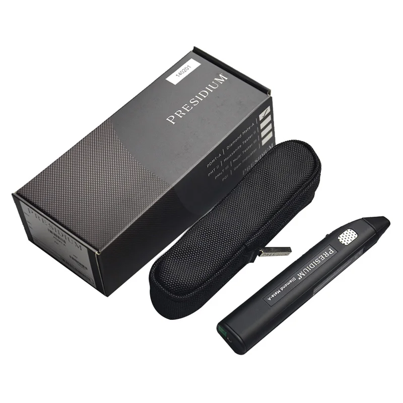Presidium Diamond Mate-A Tester Pocket-Sized Thermal Diamond Verifier 0.6mm Tip Tests Stones from 0.02ct Battery Powered