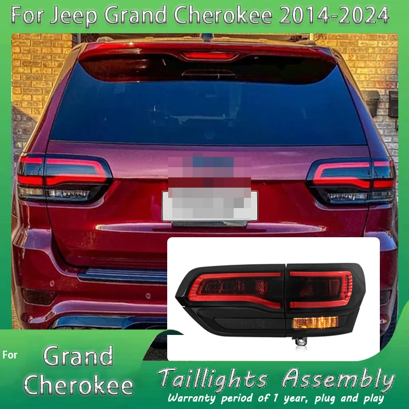 

Комплект из 2 светодиодных задних фонарей для JEEP Grand Cherokee - HID LED DRL с динамическим указателем поворота для JEEP Compass 2014-2024 годов